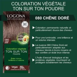 Logona Herbal Hair Color Powder 080 Natural Brown