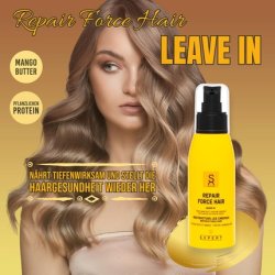 Sacha Care Leave-In Conditioner with Mango Butter and Plant Proteins for Soft Hair