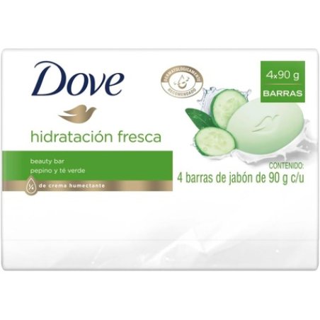 Dove Refreshing Cucumber Soap Bar 4x 90g
