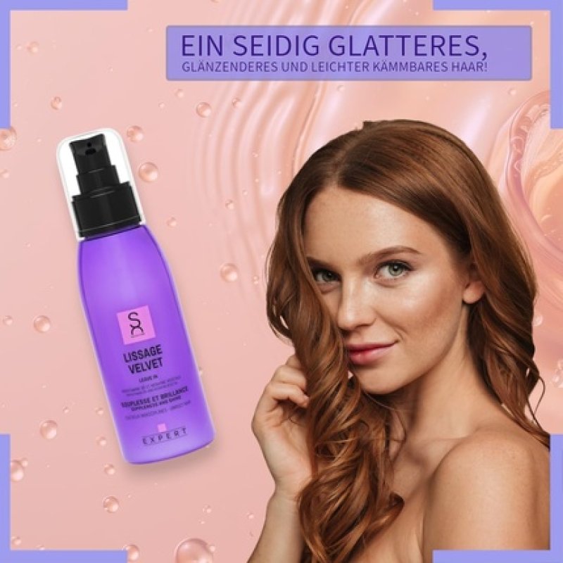 Expert Smoothing Velvet Leave-In with Keratin, Argan Oil, and Proteins