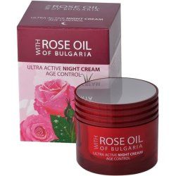 Regina Floris Age Control Ultra Active Night Cream with 100% Pure Bulgarian Rose Oil 50ml