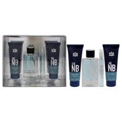 New Brand Prestige The New Brand Gift Set For Men 4 Piece Set Including 33oz Eau De Toilette Spray 05oz Eau De Toilette