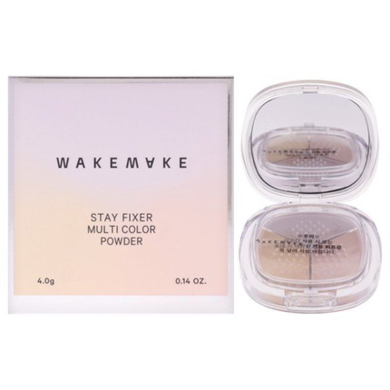 Wakemake Stay Fixer Multi Color Powder 02 Light Skin 014 Oz