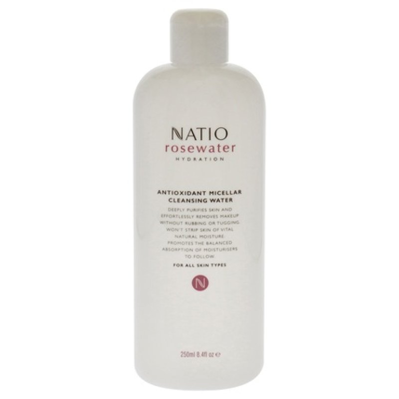 Natio Rosewater Antioxidant Micellar Cleansing Water 84 Oz Cleanser