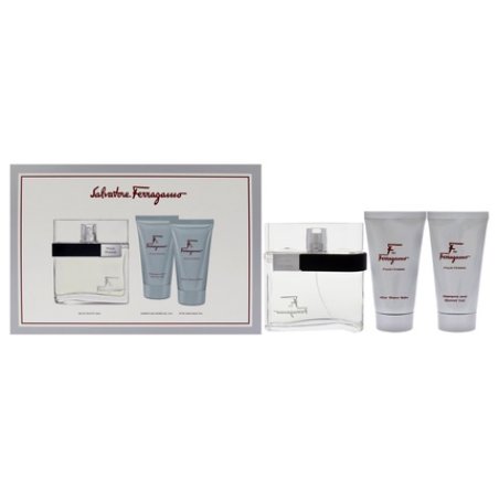 Salvatore Ferragamo F By Salvatore Ferragamo For Men 3 Pc Gift Set Including 34oz Eau De Toilette Spray 25oz Shower Gel
