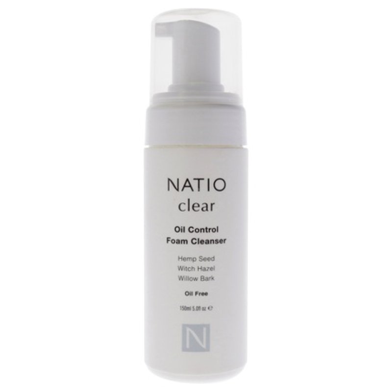 Natio Clear Oil Control Foam Cleanser 5 Oz