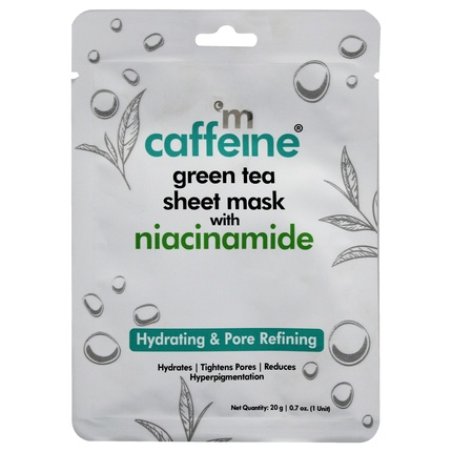 Mcaffeine Green Tea Sheet Mask With Niacinamide 07 Oz