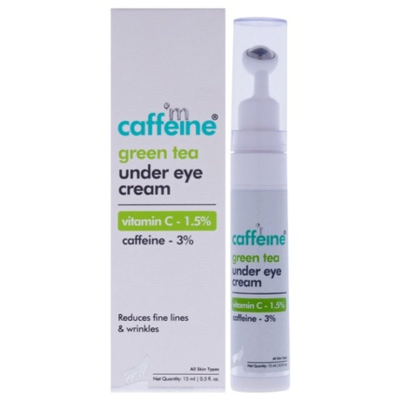 Mcaffeine Green Tea Under Eye Cream Vitamin C 15 Percent 05 Oz Cream