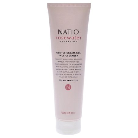 Natio Rosewater Gentle Creamgel Face Cleanser 33 Oz