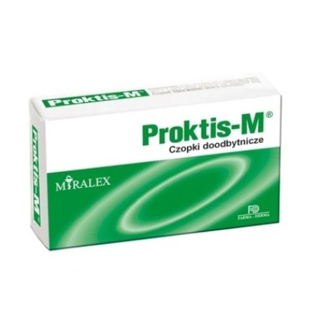 Proktis-M Extended Life Rectal Suppositories For Enhanced Relief - 10 Suppositories