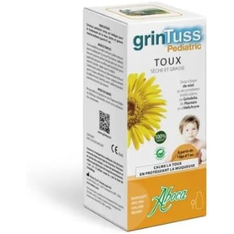 Aboca Grintuss Pediatric Dry and Chesty Cough Syrup 180g