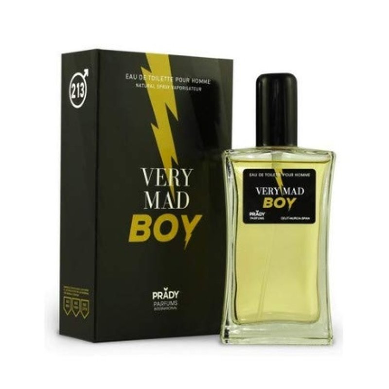 Prady Eau De Toilette Crazy Boy Homme 100ml Fresh and Dynamic Fragrance
