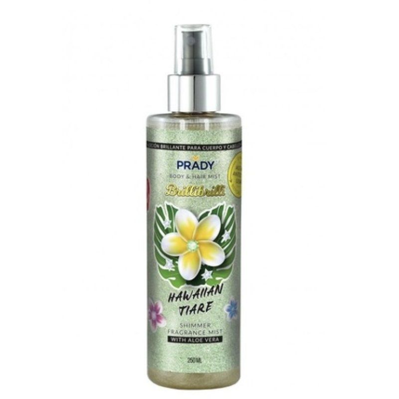 Prady Body & Hair Shimmer Mist Hawaiian Tiare for Women 250ml