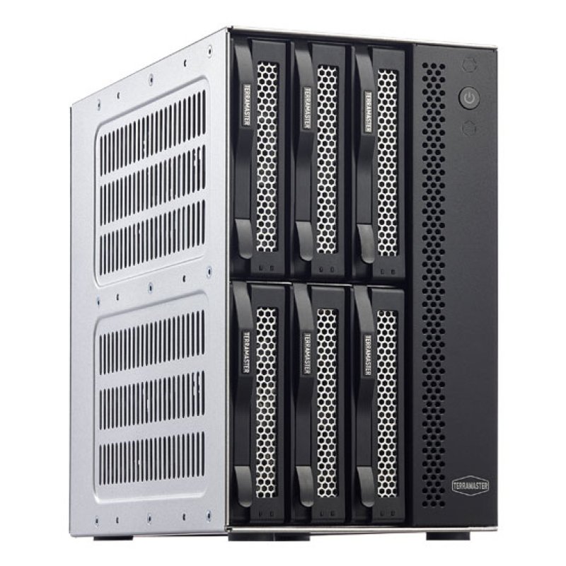 TerraMaster D6-320 boîtier de disques Bureau Noir