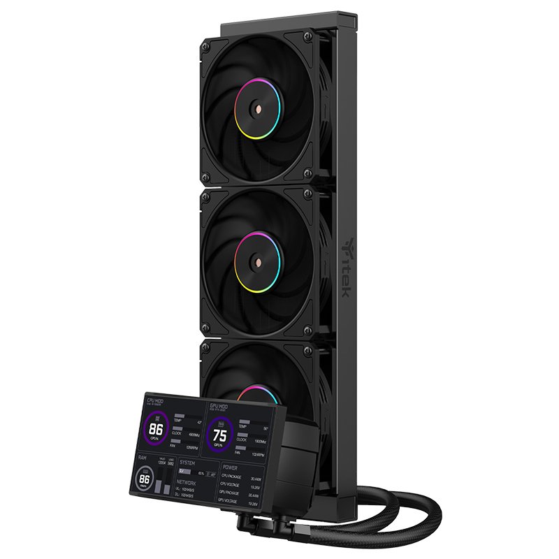 itek THERMORA 50B Processeur Refroidisseur de liquide tout-en-un 12 cm Noir