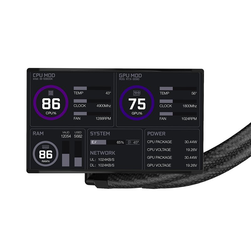 Kit Watercooling AIO Itek Thermora 50B ARGB - 360mm (Noir)