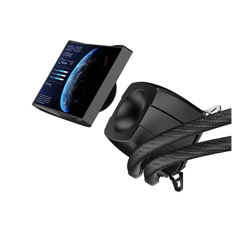 itek THERMORA 50B Processor All-in-one liquid cooler 12 cm Black