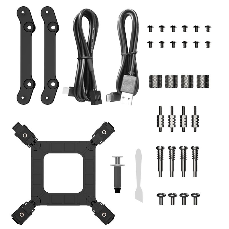 itek THERMORA 50B Processor All-in-one liquid cooler 12 cm Black