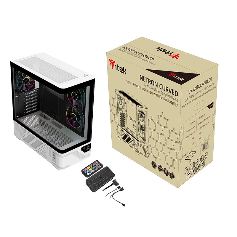 itek NETRON CURVED Tower Blanc