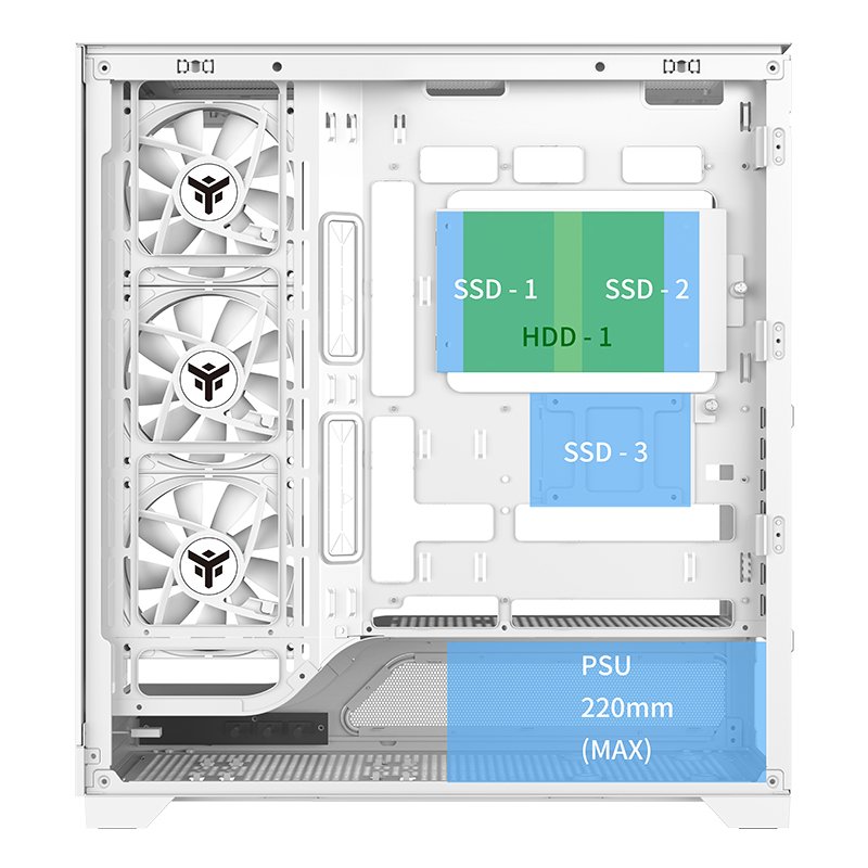 itek SHOWBUI WAVE 82W Tower Blanc