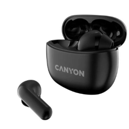 Canyon CNS-TWS5B casque Sans fil Ecouteurs Appels/Musique/Sport/Au quotidien USB Type-C Bluetooth Noir