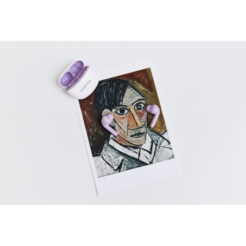 Canyon TWS-5 Casque Sans fil Ecouteurs Appels/Musique/Sport/Au quotidien USB Type-C Bluetooth Violet