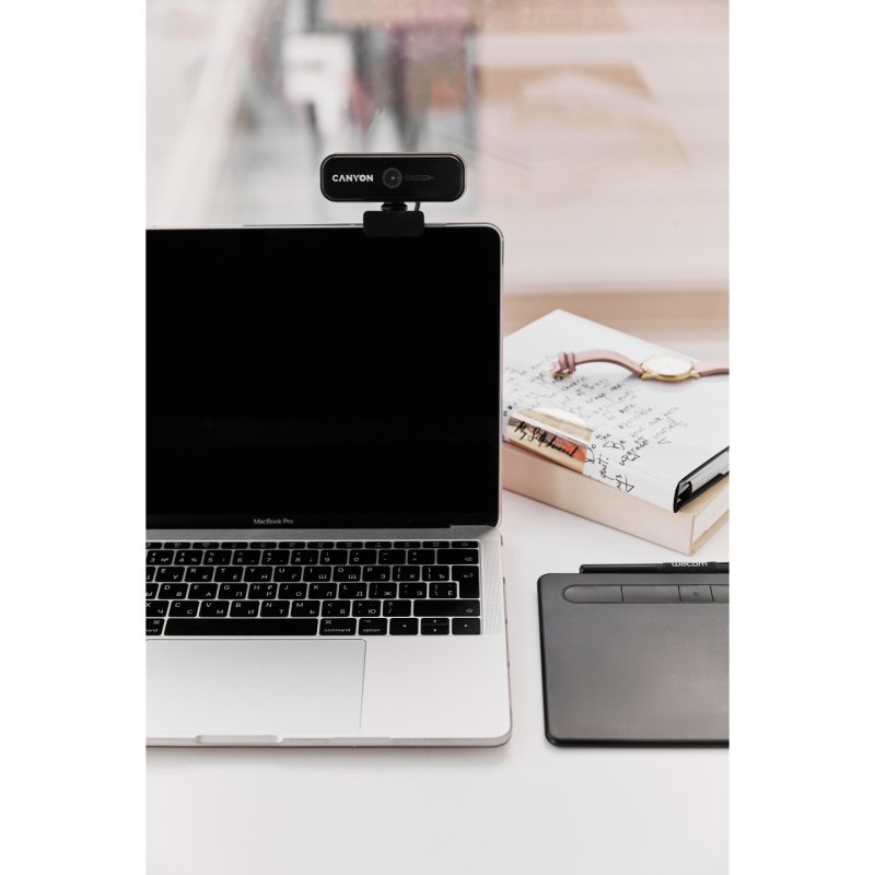 Canyon C2N webcam 2 MP 1920 x 1080 pixels USB 2.0 Noir