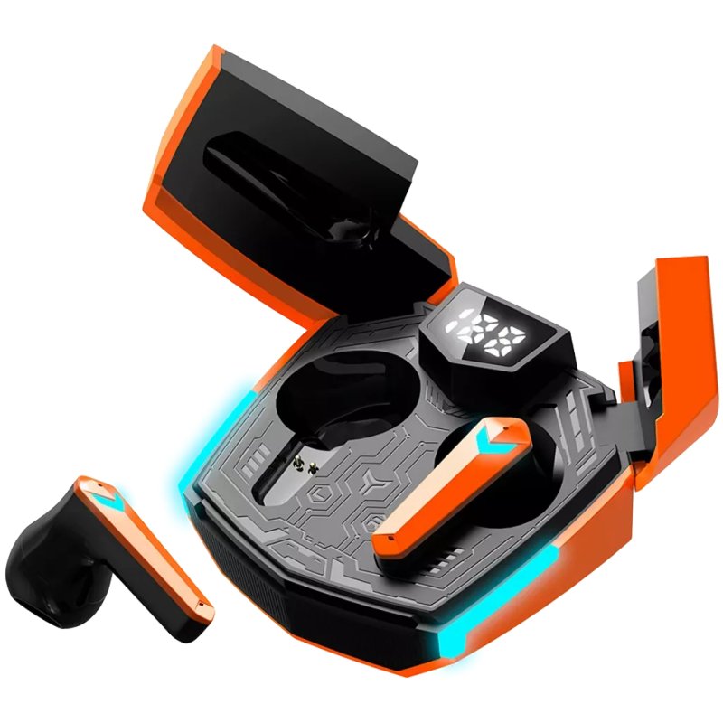 Canyon GTWS-2 Headset Wireless Ear-hook Gaming USB Type-C Bluetooth Charging stand Orange