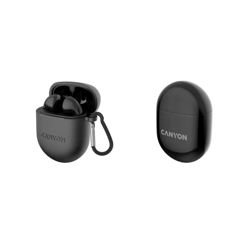 Canyon CNS-TWS6B casque True Wireless Stereo (TWS) Ecouteurs Appels/Musique/Sport/Au quotidien Bluetooth Noir