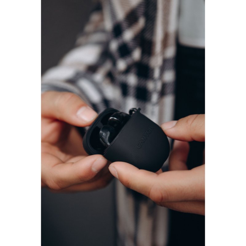 Canyon CNS-TWS6B headphones/headset True Wireless Stereo (TWS) In-ear Calls/Music/Sport/Everyday Bluetooth Black