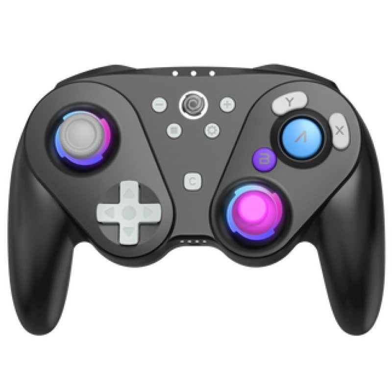Oniverse Manette Sans fil Bluetooth Foenix - Supreme Black (Nintendo Switch 2 / Switch / Gamecube / Wii / PC)