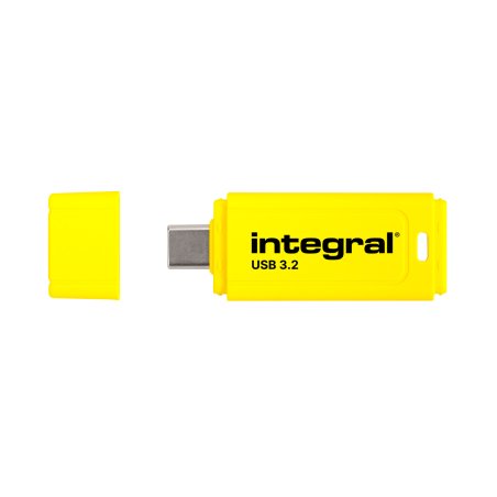 Integral Neon-C INFD32GBNEONCYL3.2 lecteur USB flash 32 Go USB Type-C 3.2 Gen 1 (3.1 Gen 1) Noir
