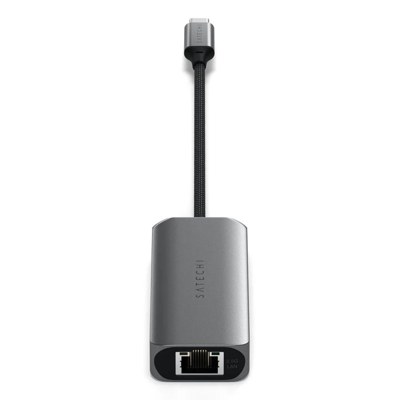 Satechi USB-C 4-Port Hub with 2.5 Gigabit Ethernet space grey
