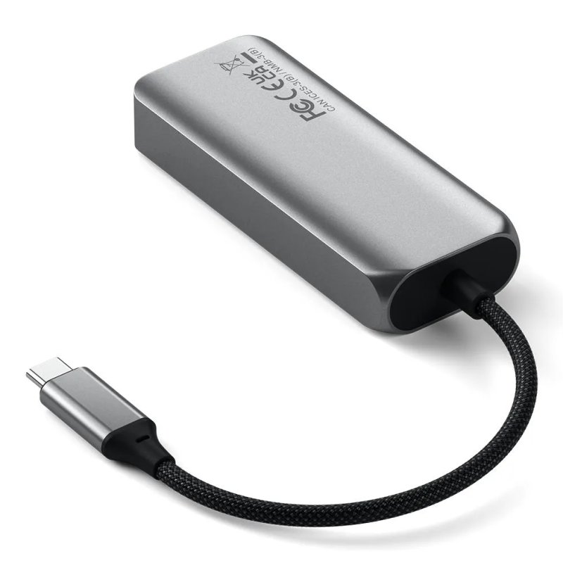 Satechi ST-H3C25EM interface hub USB Type-C 10000 Mbit/s Grey