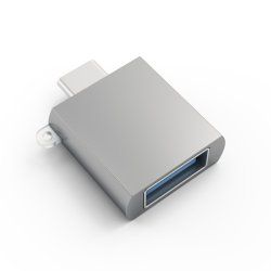 Satechi Aluminum Type-C to Type-A USB Adapter space gray