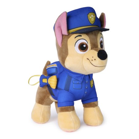 PAW Patrol : Search and Rescue Chase, Plush Toy with Flashlight Accessory, Preschool Toys, Kids Toys for Boys & Girls,