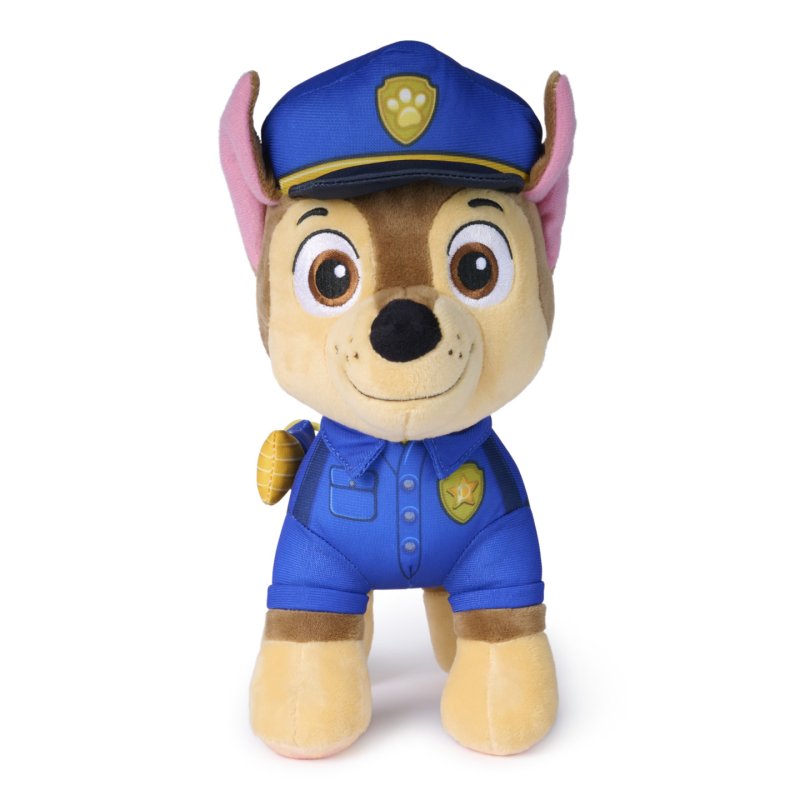 PAW Patrol : Search and Rescue Chase, Plush Toy with Flashlight Accessory, Preschool Toys, Kids Toys for Boys & Girls,