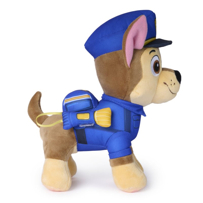PAW Patrol : Search and Rescue Chase, Plush Toy with Flashlight Accessory, Preschool Toys, Kids Toys for Boys & Girls,