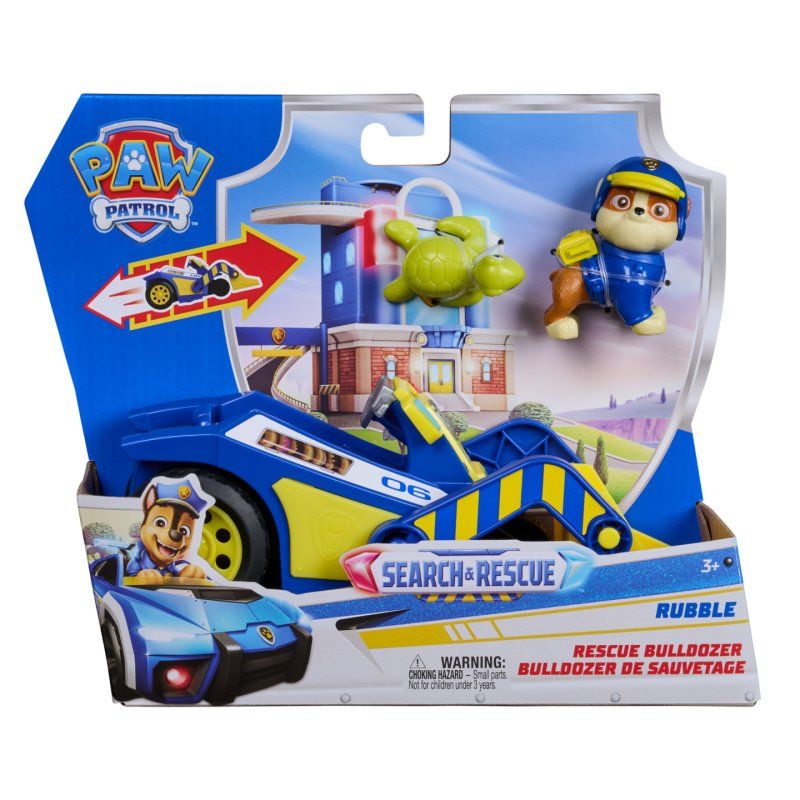 PAW Patrol - Pat Patrouille - Véhicule Figurine Ruben Search & Rescue Mission Détective - Voiture Figurine À