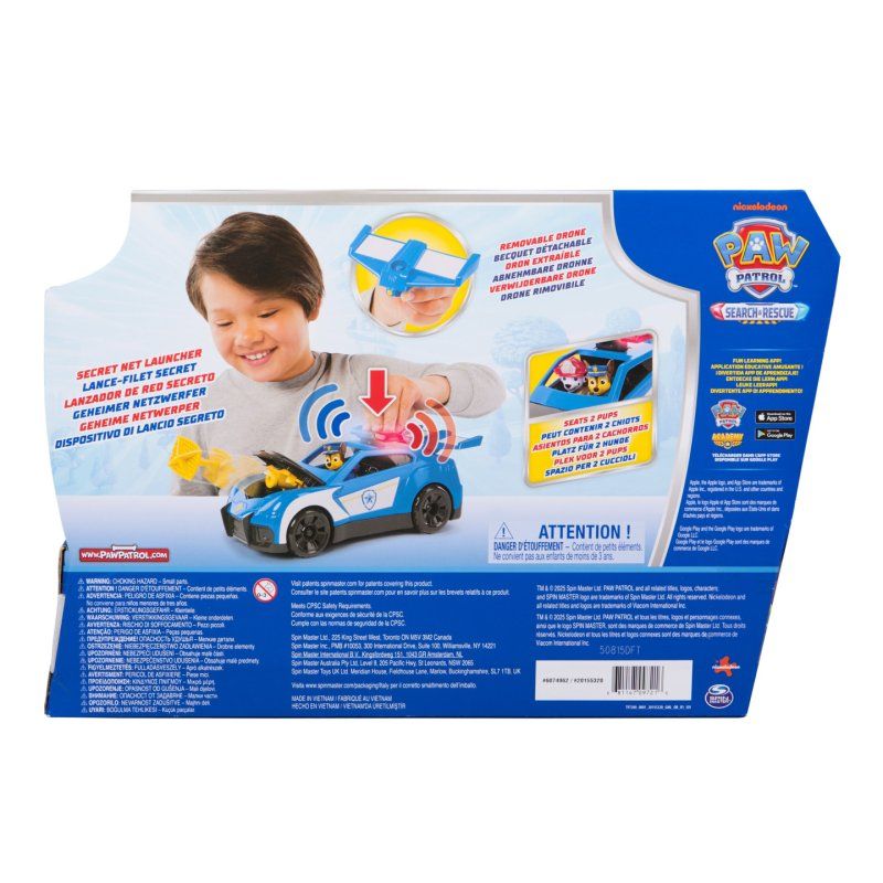 Spin Master PAW Patrol - S&R-Launch N Rescue Chase Cruiser