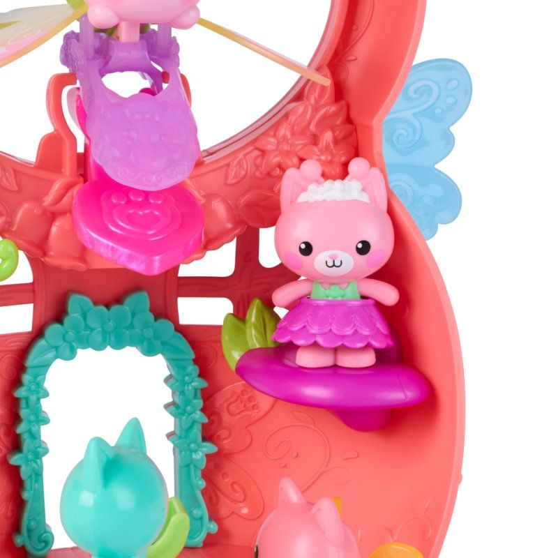 Gabby's Dollhouse Fairylandia, Kitty Fairy’s Flutter-riffic Playset with 12 Pieces & Exclusive Flutter-riffic Ring,