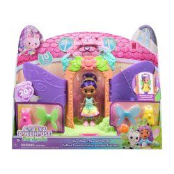 Gabby's Dollhouse Fairylandia, Fairy Magic Reveal Playset with Transforming Feature and Dollhouse Accessories, Kids