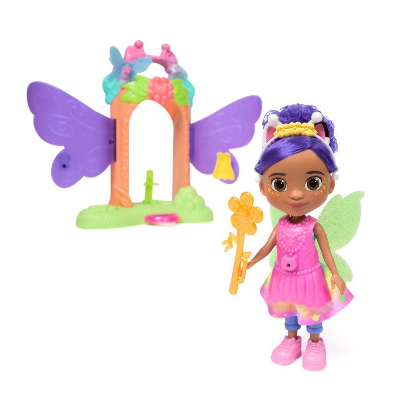 Gabby's Dollhouse Fairylandia, Fairy Magic Reveal Playset with Transforming Feature and Dollhouse Accessories, Kids
