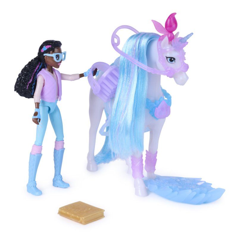 Unicorn Academy, Glacier’s Gemstone Adventure with Layla Doll & 13 Accessories, Dolls & Unicorn Toys for Girls Ages 4