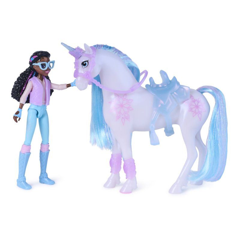 Unicorn Academy, Glacier’s Gemstone Adventure with Layla Doll & 13 Accessories, Dolls & Unicorn Toys for Girls Ages 4