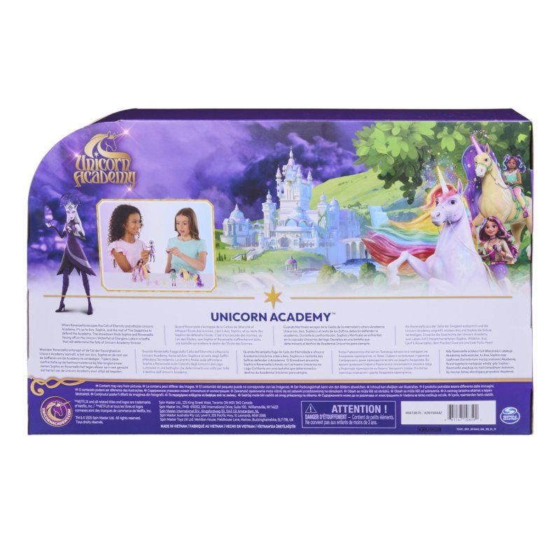 Unicorn Academy L'École des licornes, Coffret multipack Aventures avec Sophia, Ava, Ravenzella, Wildstar, Leaf et bien