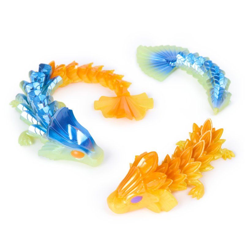 STOCKICX21 - CrystaLynx Dragons - Figurine Articulée Dragon 23 Cm - Figurine À Collectionner Et À Personnaliser - Com