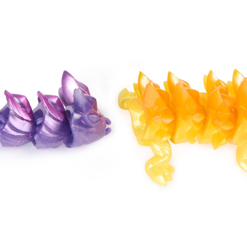 CrystaLynx Dragons, 9-inch Collectible Articulated Dragon Toy Figure for Kids & Adults, Blind Box, Fidget Toys for Home