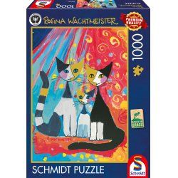 Schmidt Spiele Famille de chats heureuse, 1000 pcs