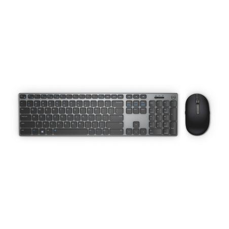 DELL KM717 clavier Souris incluse Bureau RF sans fil Bluetooth QWERTY Arabe Noir, Gris